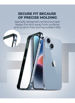 Raegr RAEGR iPhone 14 Plus / 13 Pro Max Case |Anodized Aluminum Bumper |Mag-Safe Compatible | Edge Armor Protective Minimal Case Designed for iPhone 14 Plus / 13 Pro Max (6.7-Inch) 2022 -Sierra Blue RG10463  - Image 2