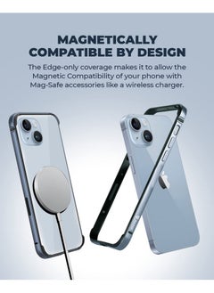 Raegr RAEGR iPhone 14 Plus / 13 Pro Max Case |Anodized Aluminum Bumper |Mag-Safe Compatible | Edge Armor Protective Minimal Case Designed for iPhone 14 Plus / 13 Pro Max (6.7-Inch) 2022 -Sierra Blue RG10463  - Image 5