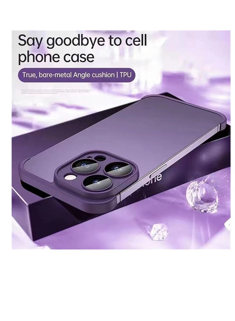 KASTWAVE iPhone Case TPU Bumper, Frameless Bumper Case with Camera Lens Protector for iPhone 15 Pro Max, Slim Fit No Back No Frame Design TPU Bumper, Excellent Heat Dissipation, 1 Pcs - Image 5