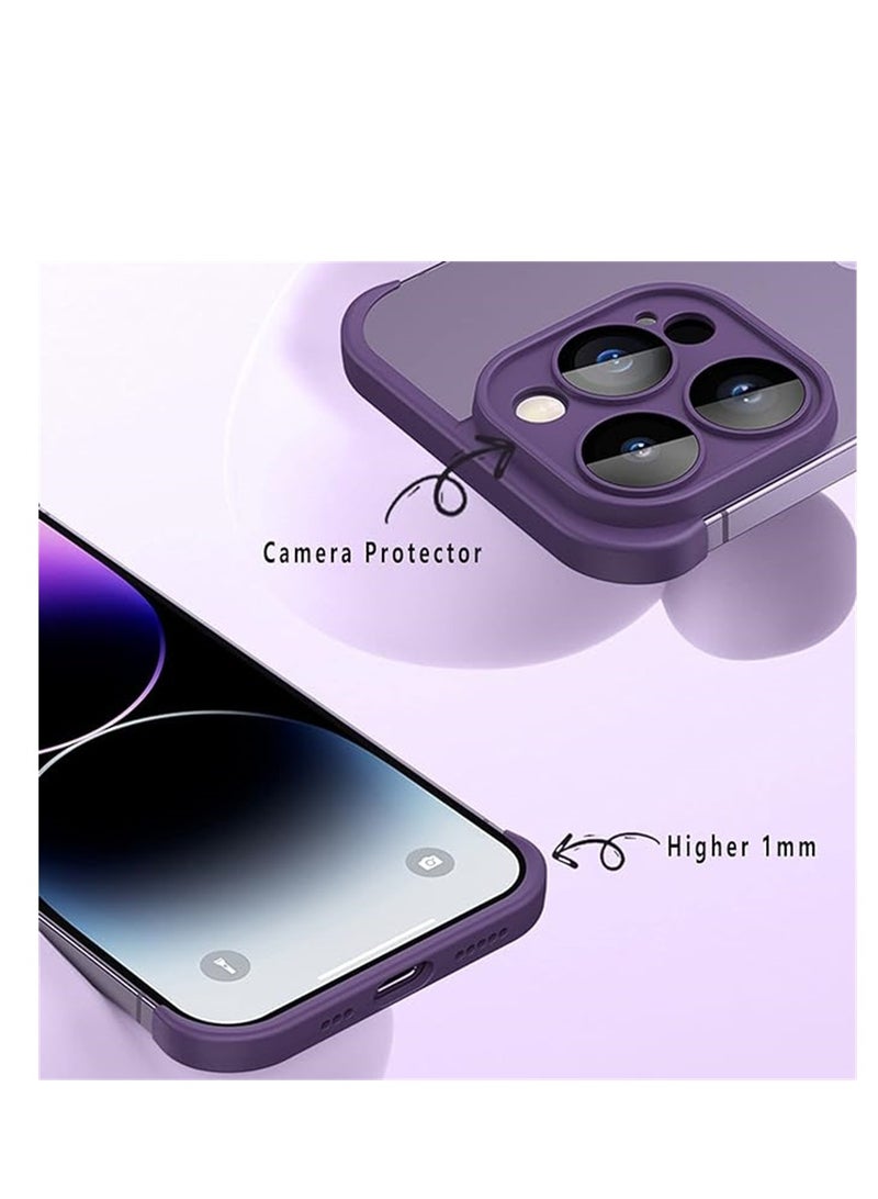 KASTWAVE iPhone Case TPU Bumper, Frameless Bumper Case with Camera Lens Protector for iPhone 15 Pro Max, Slim Fit No Back No Frame Design TPU Bumper, Excellent Heat Dissipation, 1 Pcs - Image 3