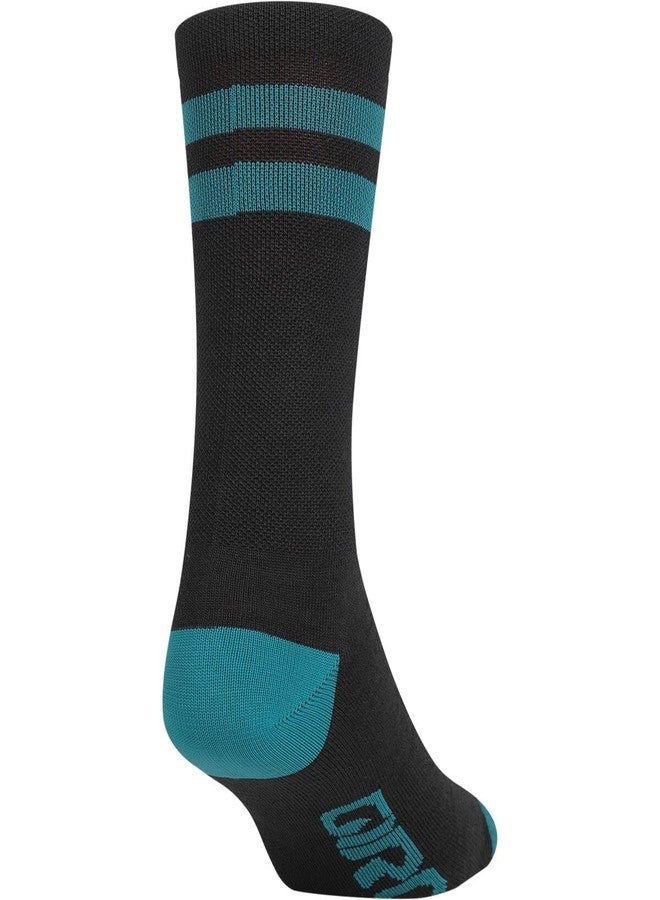 جايرو جوارب جيرو الشتوية لركوب الدراجات للبالغين من صوف ميرينو - أسود/أزرق بحري (2023)، صغير - Image 2