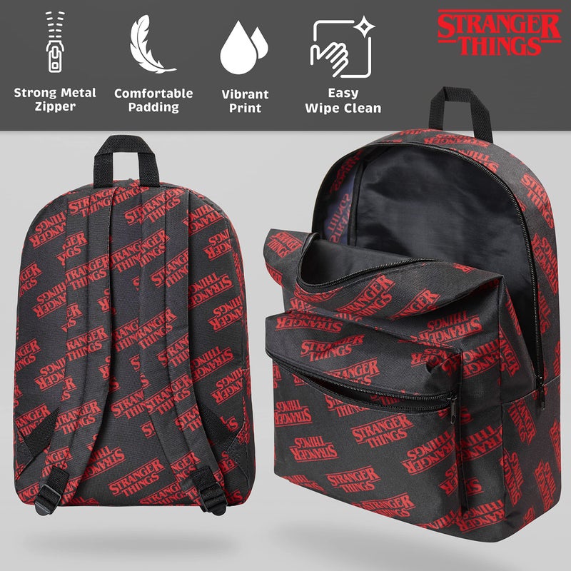 Stranger Things Backpack for School - Teenagers and Kids Backpack - School, Sports, Travel - Official Merchandise - Image 4