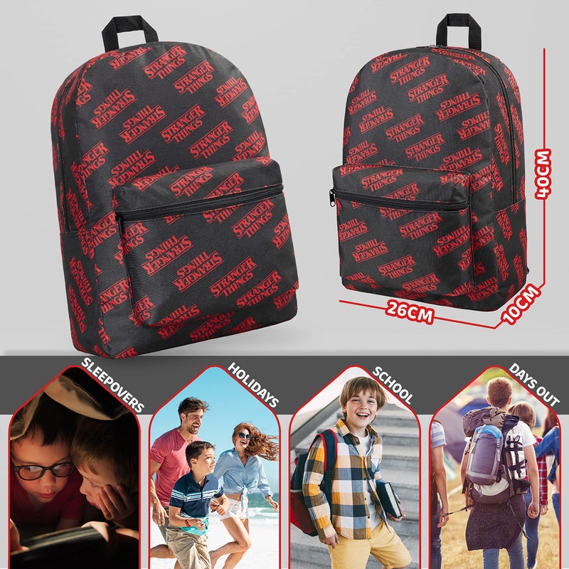 Stranger Things Backpack for School - Teenagers and Kids Backpack - School, Sports, Travel - Official Merchandise - Image 5