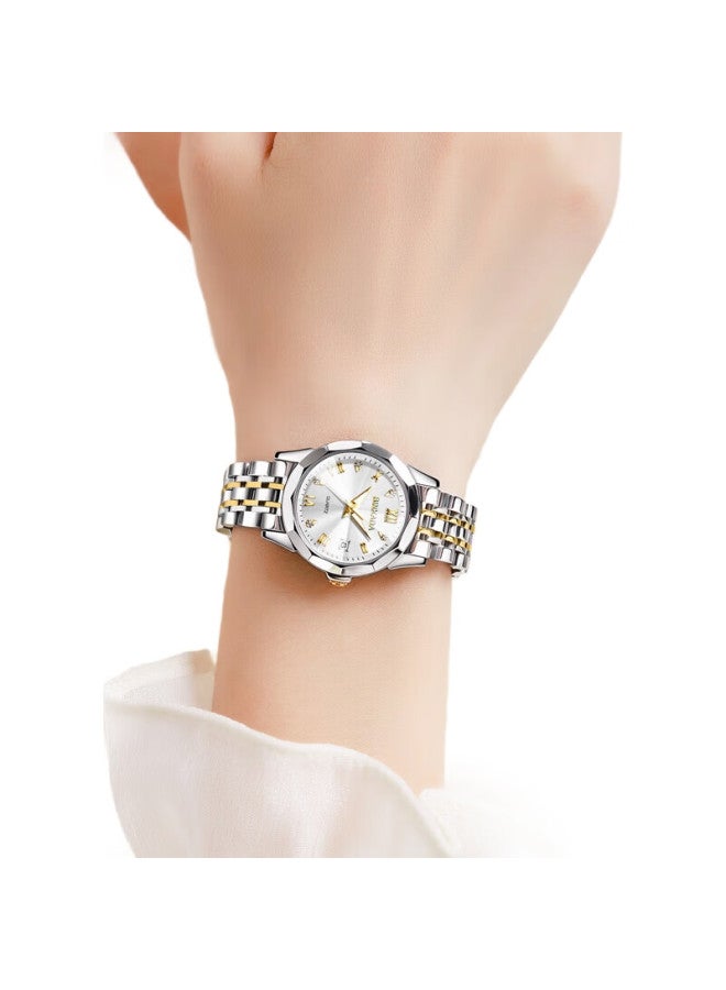 BINKADA Amami Starry Sky Watch For Women, Mechanical-Style Quartz Watch With Expressions, Couple'S Matching Wristwatches, Birthday Gift, New Model - Image 1