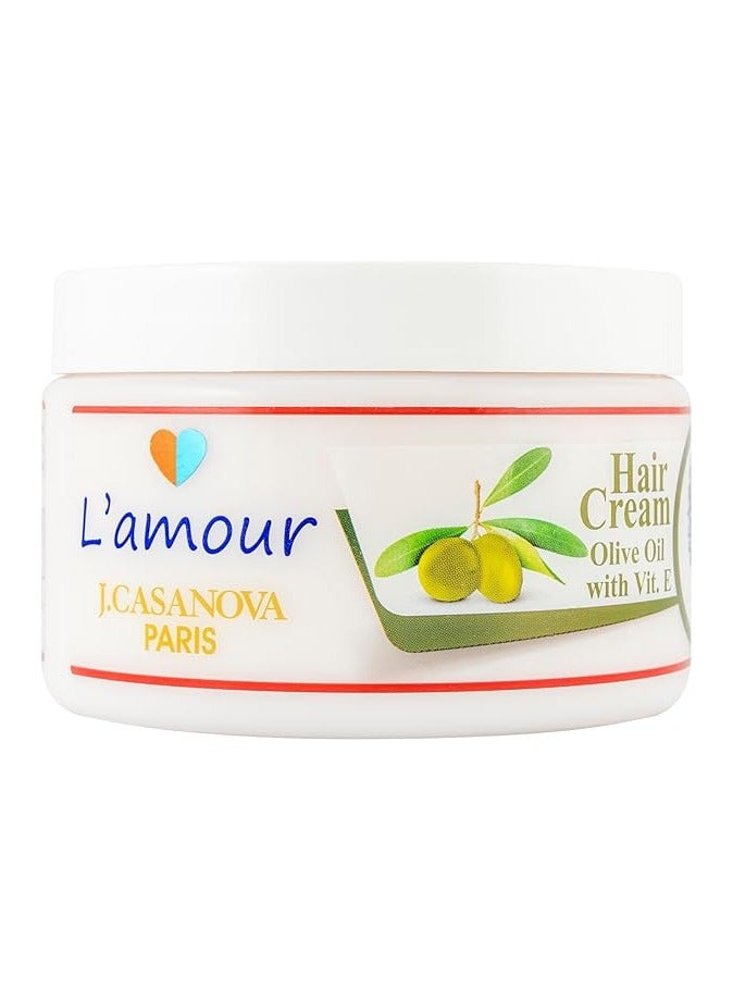 كازانوفا كريم شعر لامور بفيتامين اي وزيت الزيتون من كازانوفا