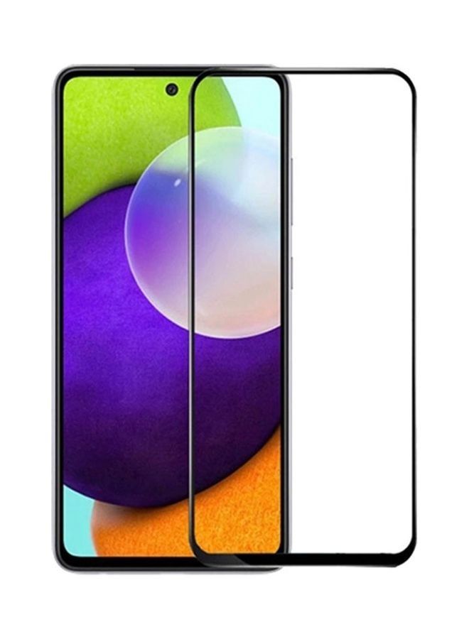 9D Tempered Glass Screen Protector For Samsung Galaxy A52 5G Black/Clear