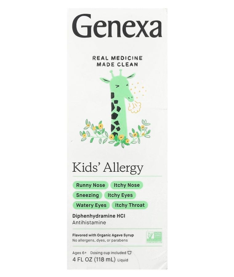 Kids' Allergy Ages 6+ Organic Agave 4 fl oz (118 ml)