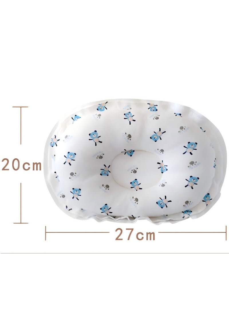Beautiful Newborn Colored Cotton Shaped Pillow Newborn Baby Anti-tilt Pillow Maternal And Child Supplies - Image 1