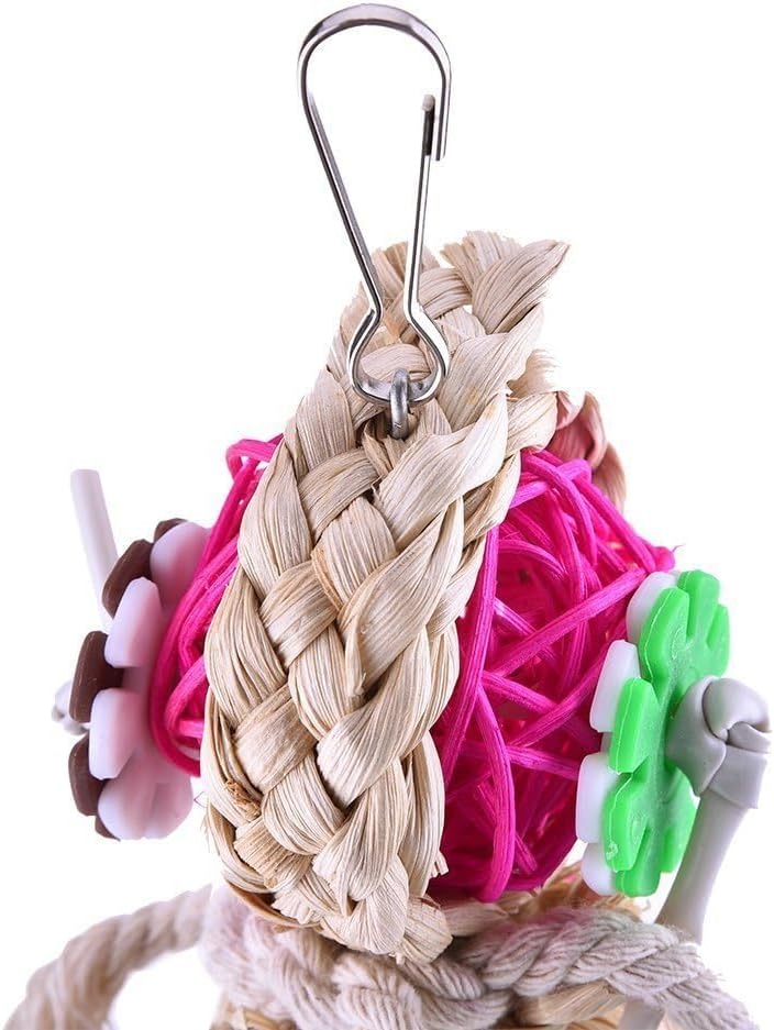 KASTWAVE Hanging space save Parrot Toys, Large and Medium-Sized Bird Chew Toys, Suitable for African Gray,Macaws and Various Types of Amazon Parrots Affordable fast purchase options - Image 5