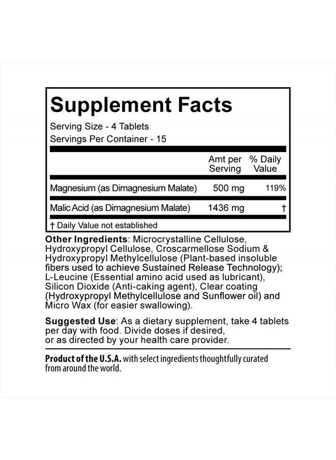 Jigsaw Health MAG SRT Magnesium Supplement (Mag SRT B-Free, 60 Count)  - Image 2