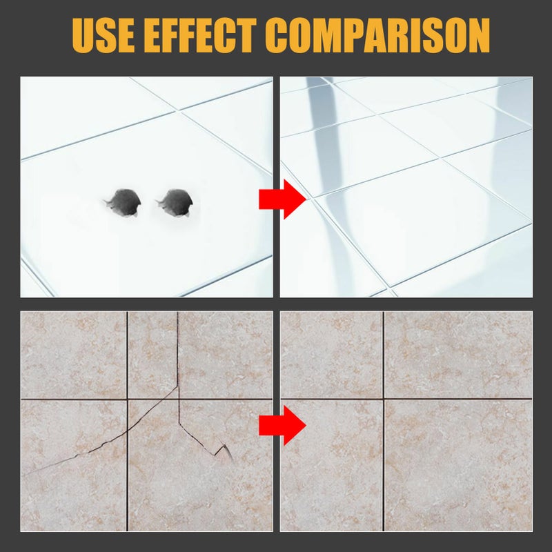OUHOE Ceramic Tile Repair Agent Ceramic Paste Closestool Marble Pit Glazed Ceramic Tile Repair Paste - Image 5