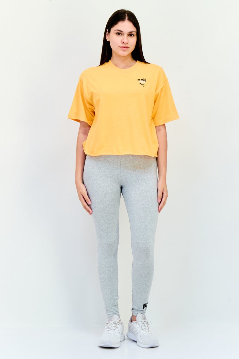 Puma x X-Girl Women Sportswear Fit Short Sleeve Outdoor T-Shirt, Orange - Image 4