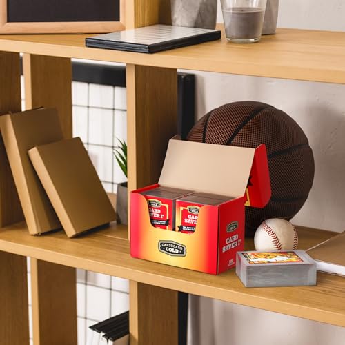 Cardboard Gold Card Saver 1-200 Count - Semi Rigid Card Holder, Trading Card Protectors - PSA-Approved Cardsaver for Baseball, Trading, Sports Cards - Card Sleeves, Binder, & Storage Box Compatible - Image 5