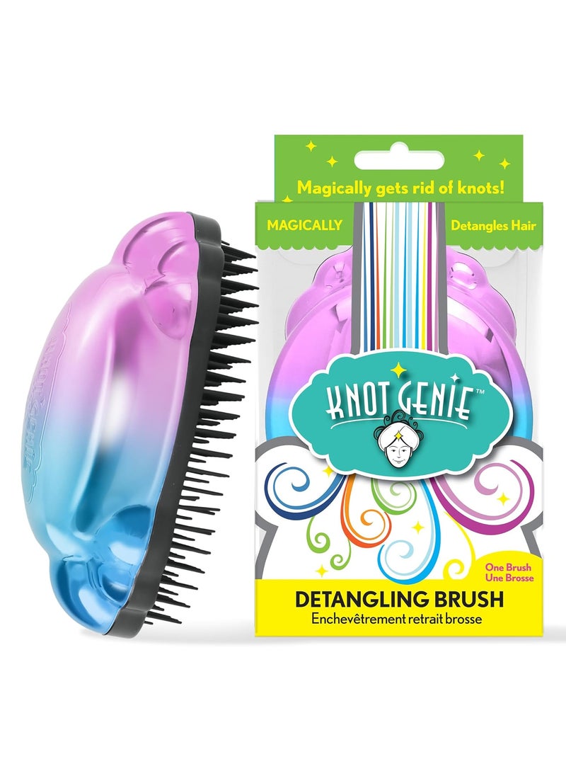 knot Genie Knot Genie Detangling Brush, Peaceful Blend 
