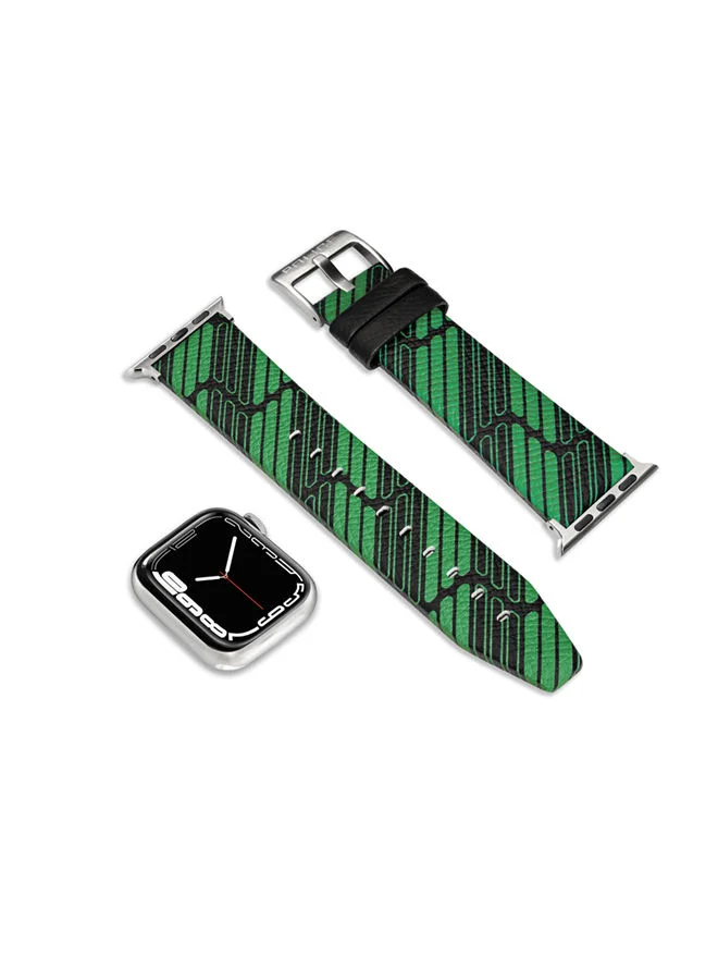 POLICE Universal Replacement Leather Strap For Men And Women, Compatible With Apple Watch Series 3-9 & SE (38-40-41) & Samsung, Huawei Or Quartz Watch With Lug Width Of 20mm