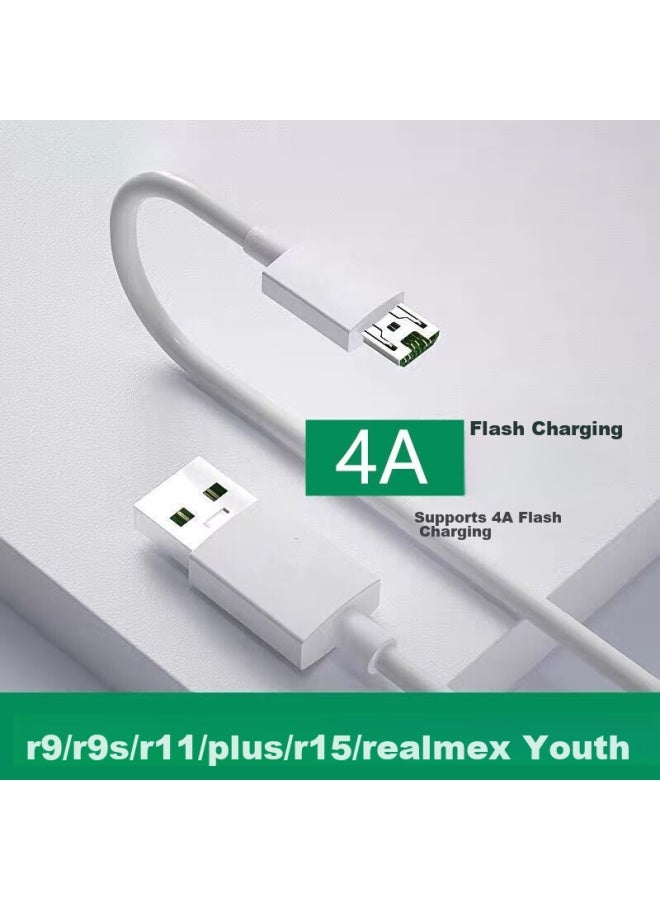 trendsetter Fast Charging Cable For Oppo Phones, Compatible With K1/a5/a7/a9x/a8/a79/r9s/r11/r15/plus, Android Quick Charge Cable - Image 3