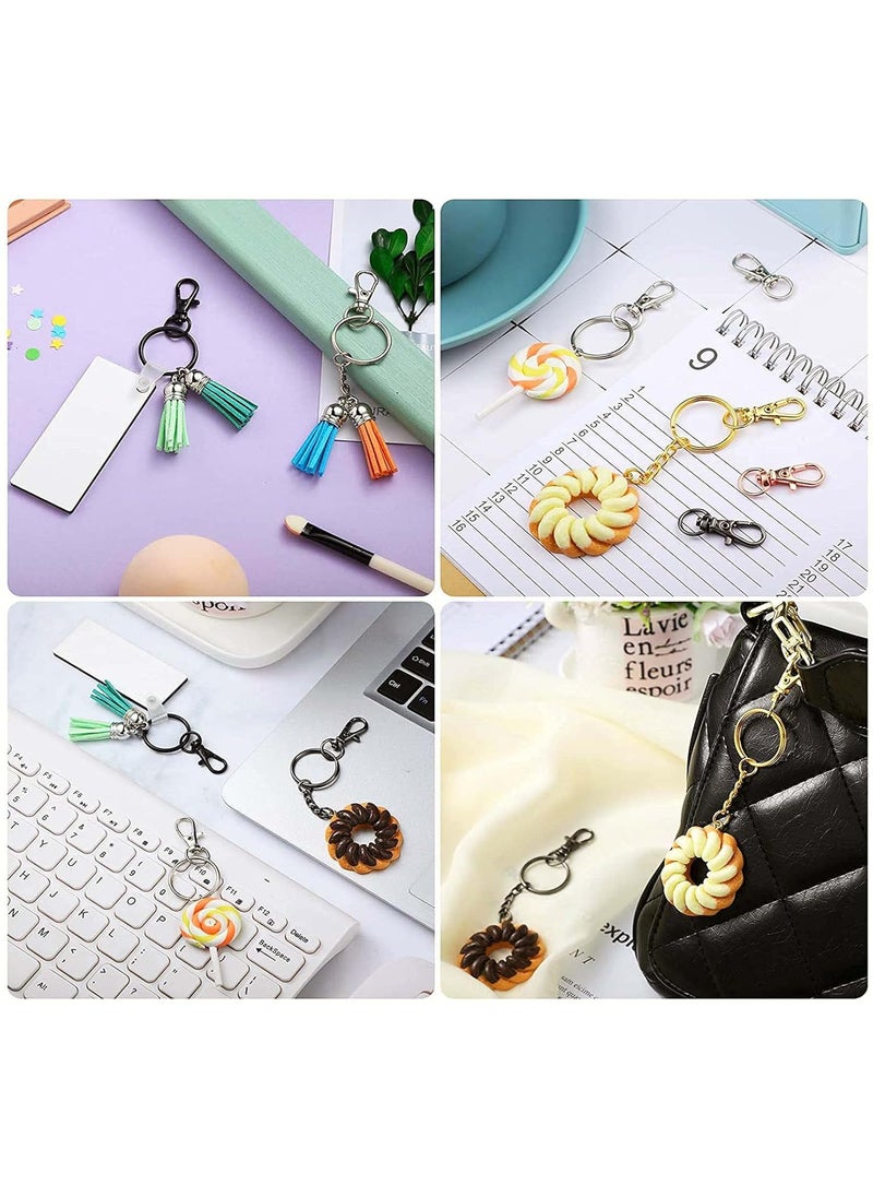 DIY Crafts DIY Crafts Pack Of 5 Pcs, Antique Gold, Pack Of 5 Pcs Swivel Clasps Lanyard Snap Hooks Metal Lanyard Keychain Hooks Keychain Clip Hooks Lobster Claw Clasps for DIY J (Pack Of 5 Pcs, Antique Gold)  - Image 3