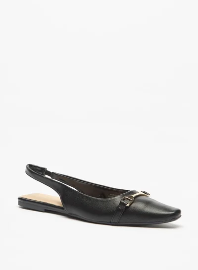 فلورا بيلا من شو إكسبرس Women's Textured Slingback Slip-On Flat Sandals