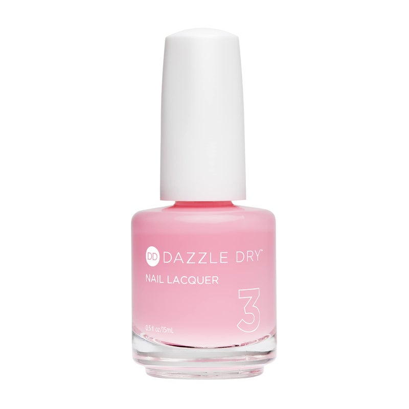 Dazzle Dry طلاء أظافر دازل دراي (الخطوة 3) - بينكيس أب - وردي فاتح، يكاد لا يُرى مع نغمات باردة. كريم شفاف. (0.5 أونصة سائلة) - Image 1