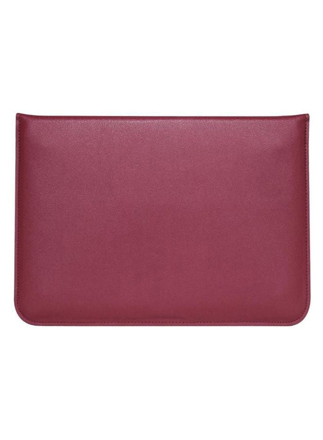 NIBEMINENT Bag Envelope Case Cover For Apple Macbook Pro 13-Inch Maroon  - Image 2