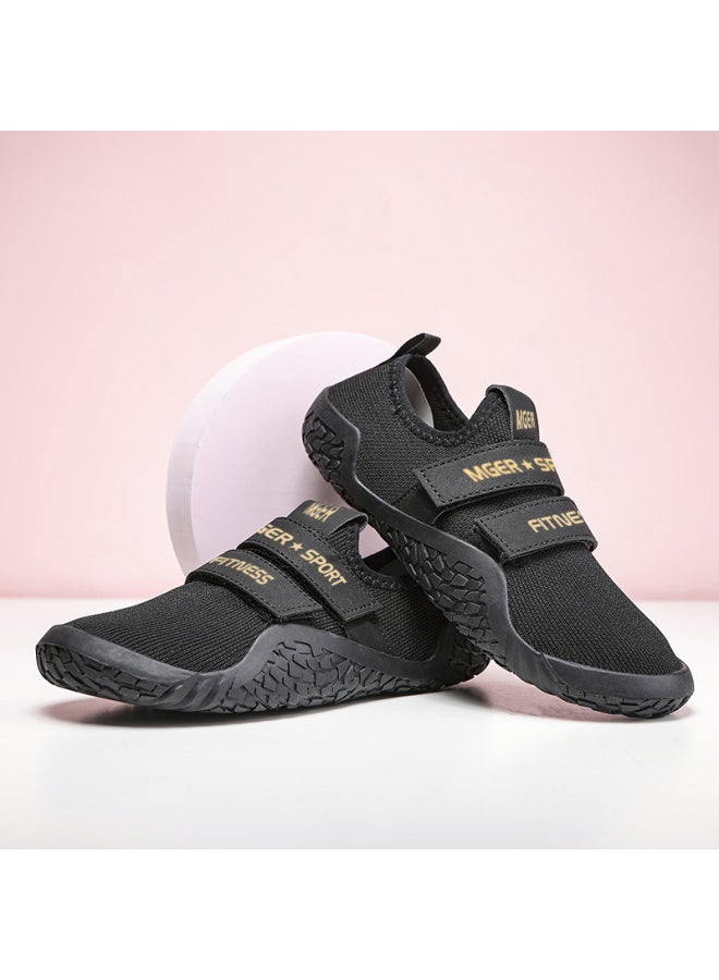 Indoor Fitness Shoes For Women, Squat, Deadlift, Yoga, Pilates, Barefoot Grip, Flat-soled, Non-slip, Professional Comprehensive Training Shoes