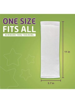 Inspire Dimples Booster Pads, Baby Diaper Doubler with Adhesive - 1 Size Fits All Diapers - Boosts Diaper Absorbency - No More leaks 90 Count (with Adhesive for Secure Fit)  - Image 3