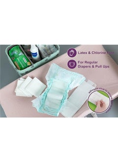 Inspire Dimples Booster Pads, Baby Diaper Doubler with Adhesive - 1 Size Fits All Diapers - Boosts Diaper Absorbency - No More leaks 90 Count (with Adhesive for Secure Fit)  - Image 4