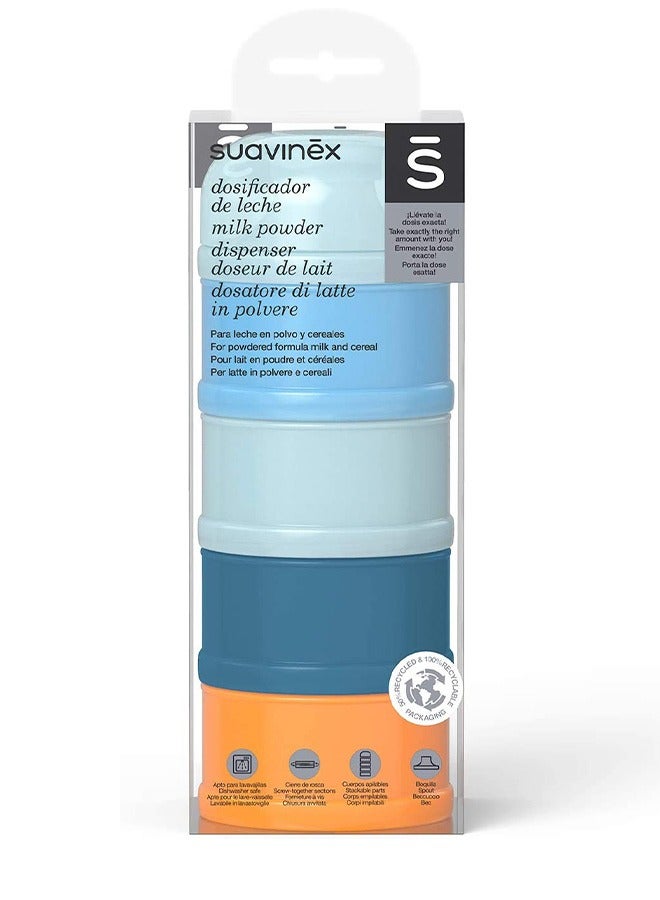 SUAVINEX حافظة مسحوق الحليب سوفينكس زرقاء - Image 2