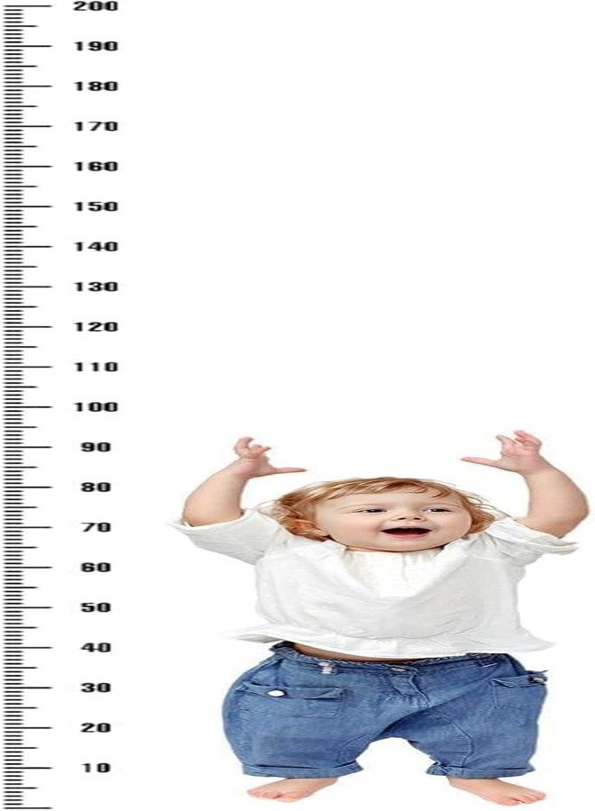 Brixella Kids Growth Chart Wall Sticker - Removable Height Measurement Ruler for Children, Nursery, Bedroom & Playroom Décor | Wall Sticker (Up to 200cm) - Image 1