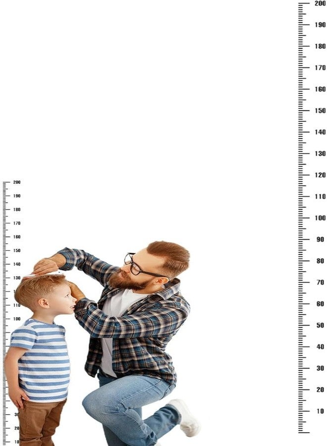 Brixella Kids Growth Chart Wall Sticker - Removable Height Measurement Ruler for Children, Nursery, Bedroom & Playroom Décor | Wall Sticker (Up to 200cm) - Image 3