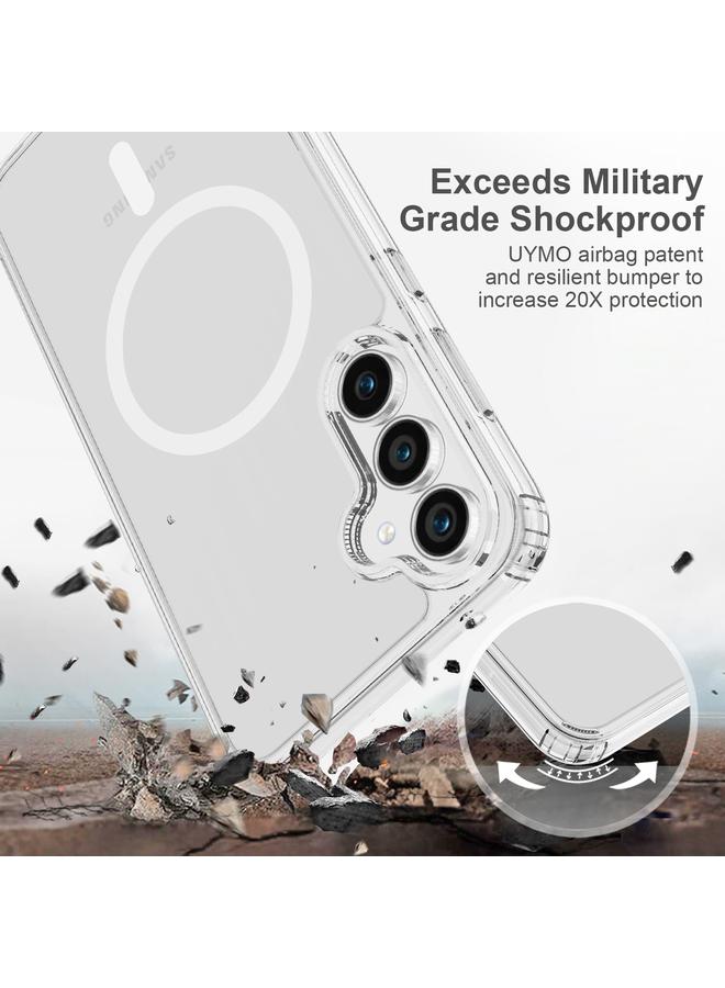 S-TOP Case For Samsung Galaxy S23 FE 5G MagSafe Clear Acrylic PC Hybrid TPU Phone Case - Image 4