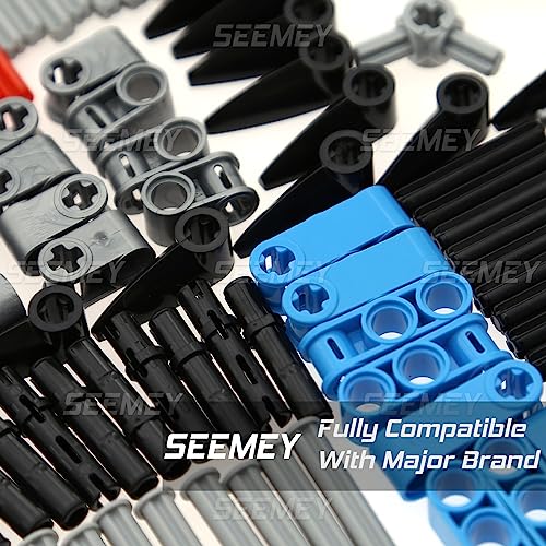 SEEMEY 884 Pieces Axle Chain Link Connectors Bricks Sets Compatible with Main Brand TechnicParts - Image 3