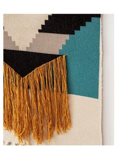 Mei Lifestyle Handwoven Bohemian Style Hanging Tapestry For Home Decoration (Size 70×50+20CM Tassel)  - Image 3