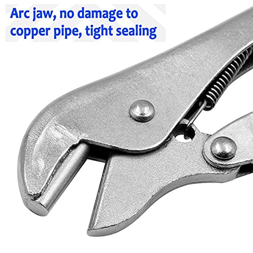 Hilitand Pinch Off Pliers Pipe Sealing Lock Tool, 45 Steel Pinch Off Pliers Clamping Fitting with Tension Spring - Image 5