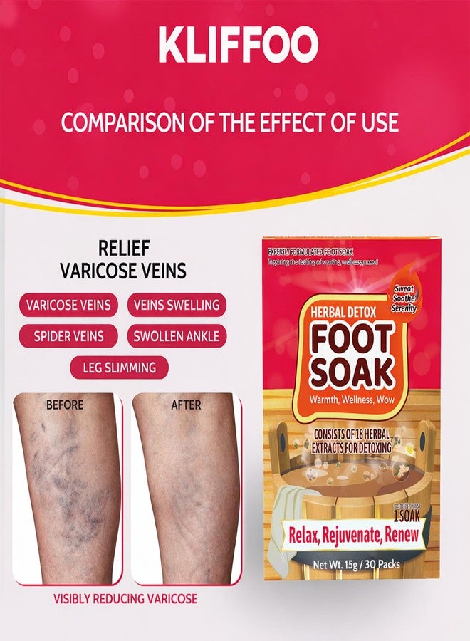 KLIFFOO Herbal Detox Foot Soak for Men and Women - Image 2