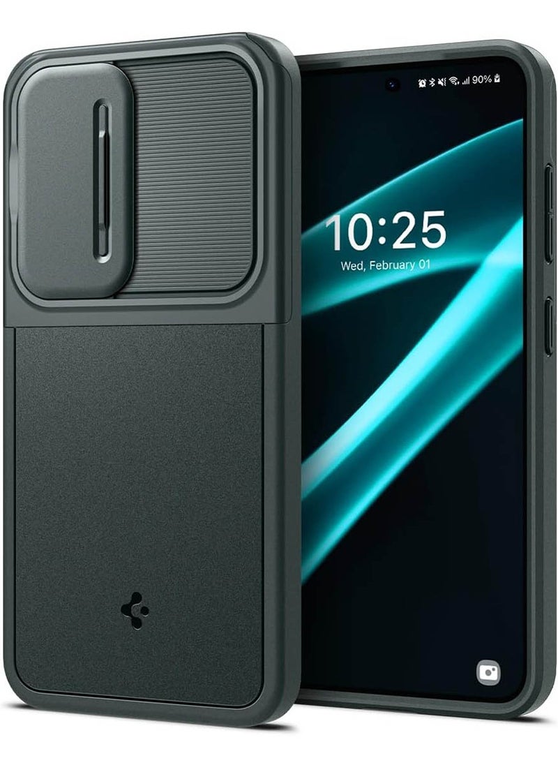 Spigen Optik Armor for Samsung Galaxy S24 case cover (2024) - Abyss Green  - Image 1