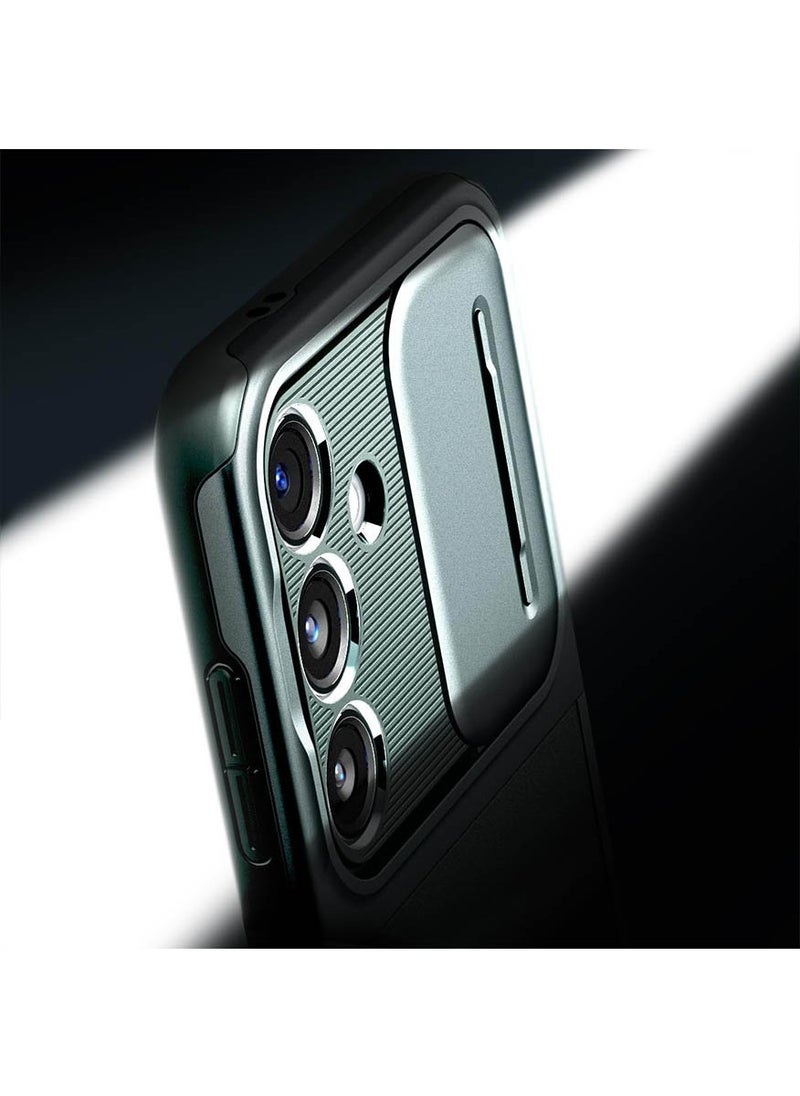 Spigen Optik Armor for Samsung Galaxy S24 case cover (2024) - Abyss Green  - Image 3