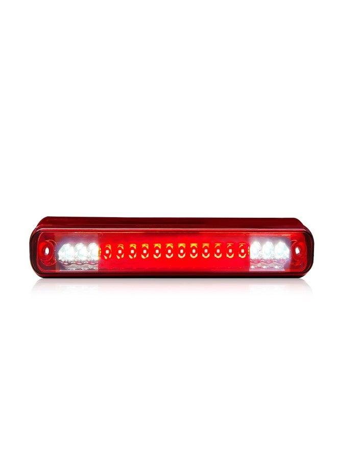 LESAUCE 2025 Upgraded 3rd Third Brake Light for 1988-1998 Chevy C1500/K1500/Silverado, High Mount Stop Light for GMC C1500/K1500, LED Cargo Light with Seal Gasket, Red/White Smoked Housing - Image 1