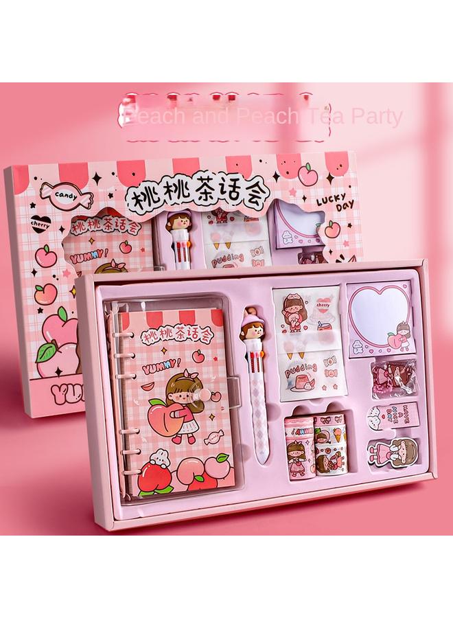 Bluejw Cute Hand Account Book Suit Gift Box Net Red High Color Value Notebook 2024 Hand Account Material Big X20 - Image 1
