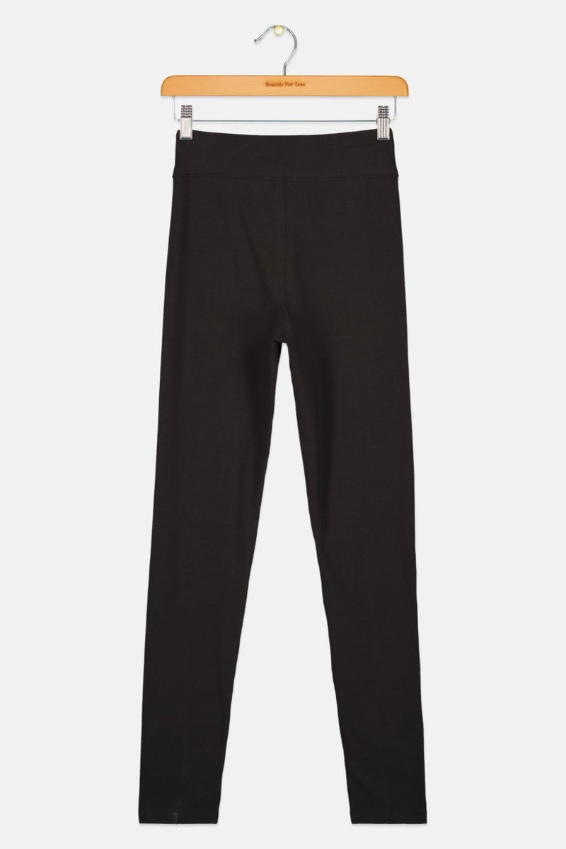 PUMA Kids Girl Sportswear Fit Brand Logo Training Leggings, Black - Image 2