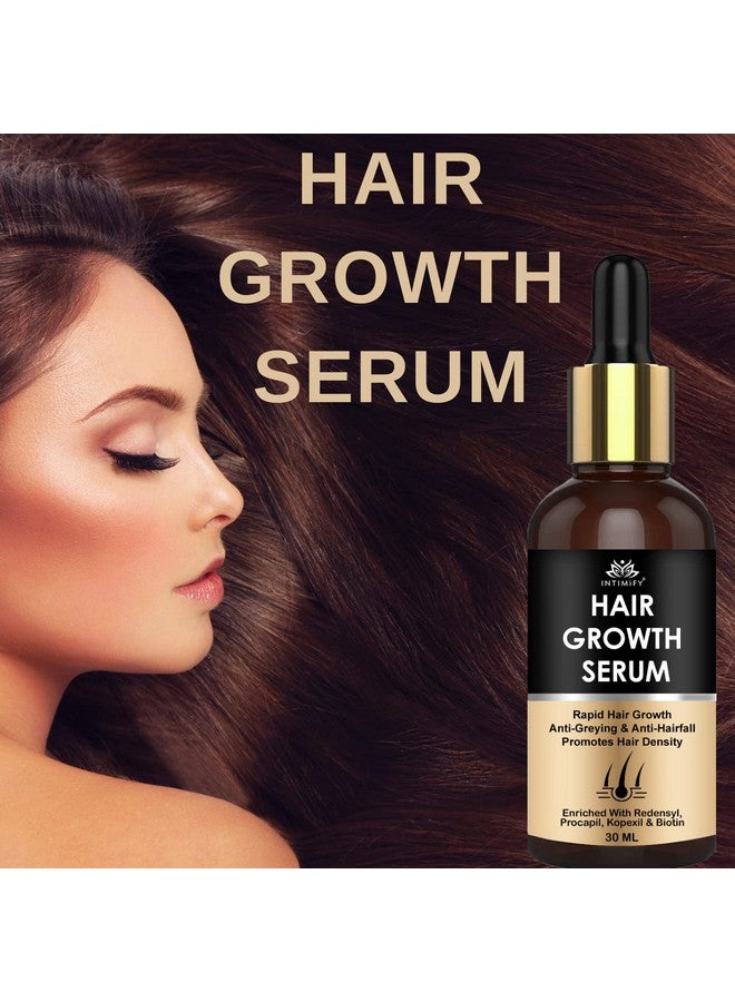 INTIMIFY سيروم نمو الشعر INTIMIFY للرجال والنساء | يقلل من تساقط الشعر | التحكم في التجاعيد | يحتوي على ريدنسيل، بيوتين 30 مل - Image 2