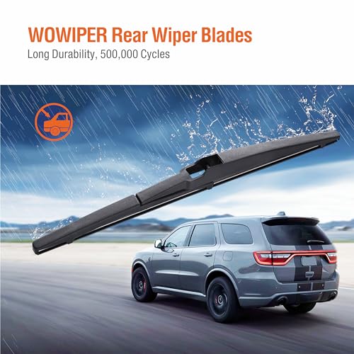 WOWIPER 10 inch (10-A) Rear Wiper Blade Replacement for Toyota RAV4 2018 2017 2016 2015 2014 2013 Highlander 2022-2020 /Jeep Compass 2021-2018 Back Windshield Wiper Blade - Image 5