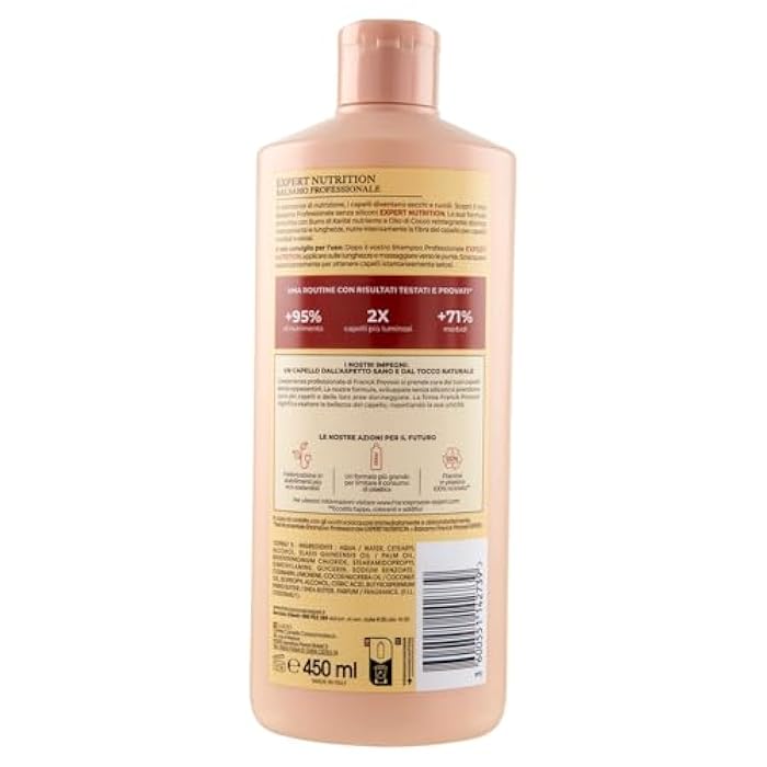Franck Provost Nutrition Conditioner 450 ml (15.2 Fl Oz) 1 unit - Made in Italy [italian import] - Image 5