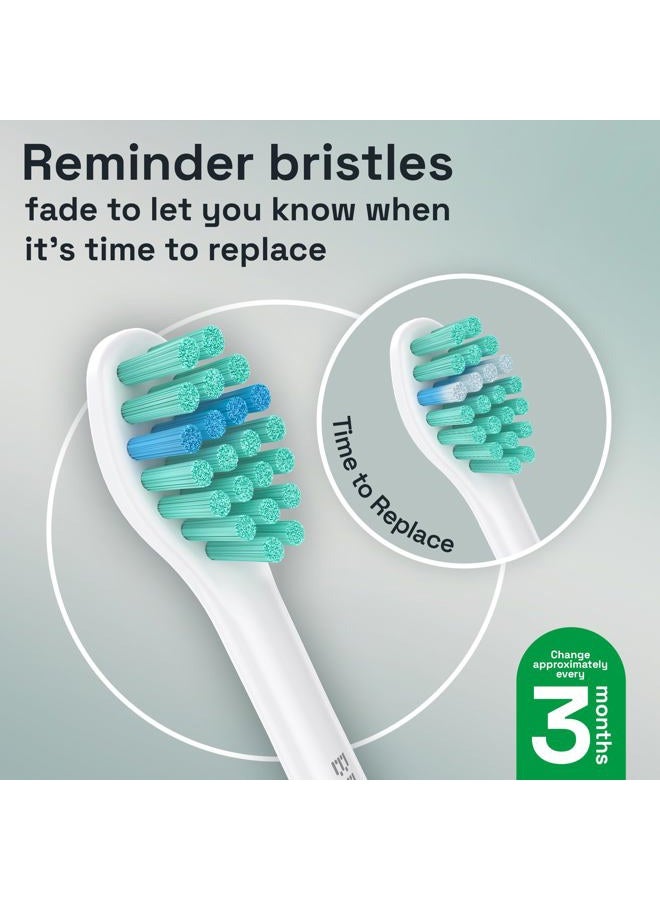Brushmo Compact Size Replacement Toothbrush Heads Compatible for Philips Sonicare ProResults HX6023 Superior Clean, Better Gum Health, Smaller Heads for Hard-to-Reach Areas, BM628, 8 Pack - Image 4