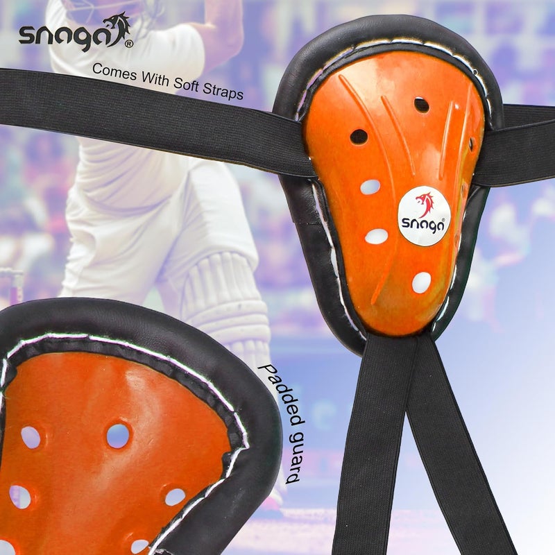 Snaga Abdominal Guard with Strap – Cricket Men’s Sports Abdo with Elastic , Professional Protector Safety Groin with Adjustable , High Protection Lightweight Support & Comfort Gear (Color May Vary) - Image 4