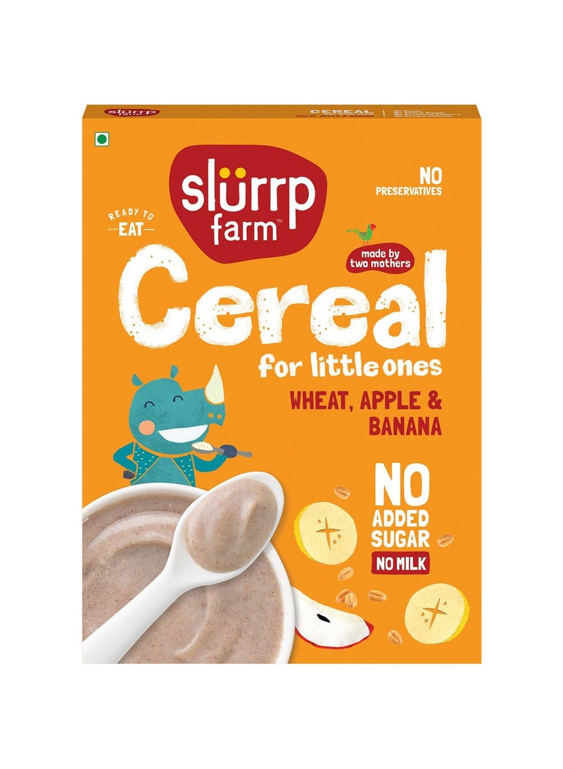 Slurrp Farm Wheat Apple And Banana Instant Healthy Cereal 300g - Image 1