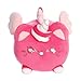 Aurora Enchanting Tasty Peach Sweetheart Pegasus Meowchi Stuffed Animal Fun Seasonal Plush For Kids and Adult Collectors Perfect for Decorating Rooms and Valentines Day Pink 85 Inches - Image 4