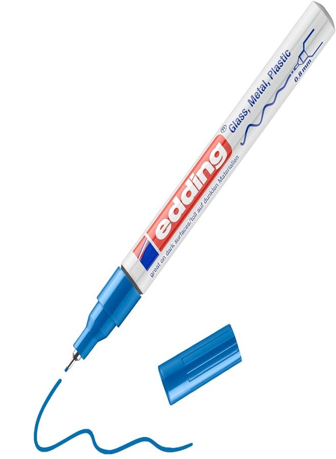edding 0.8 mm Permanent Marker - Blue - Image 1
