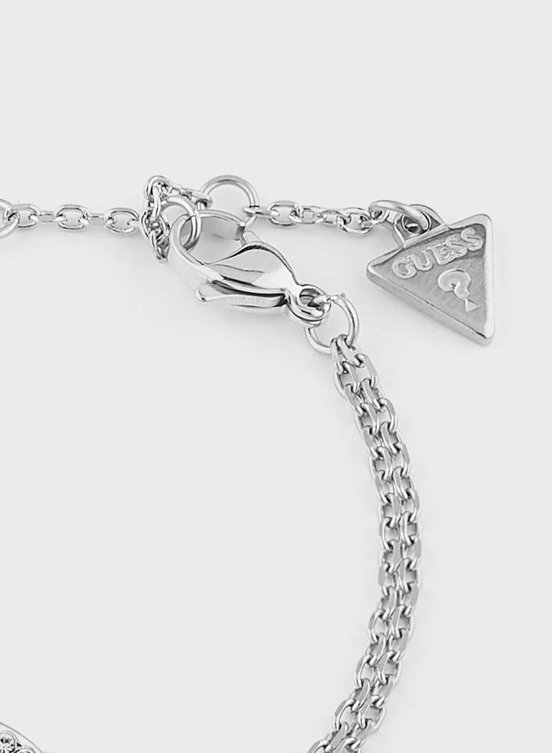 GUESS Round Detailed Chain Bracelet