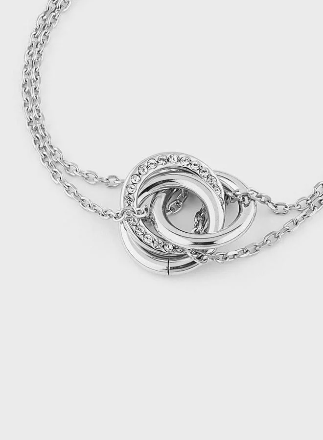 GUESS Round Detailed Chain Bracelet